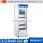 supermarket showcase refrigerator vertical beverage display cooler