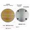 Smart phone wireless charger base 10W Aluminum alloy chassis + wood surface with breathing light Anti-skid silicone feet