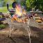 Portable charcoal BBQ grill | stainless steel charcoal grill easy to clean surface grill