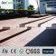 Water resistant plastic slatted flooring