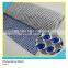 Sapphire Round Aluminum Rhinestone Mesh Sew on Wedding Dress Decoration Mesh