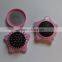 Manufacture Pocket Foldable Hair Brush With Mirror , Plastic Mirror