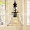 Edison Vintage Iron RH Loft Glass Modern Pendant Lamp