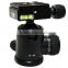 Camera Ball Head mounted ptz camera Tripod with carrying case