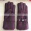 womens fashion buttons and warm double face gloves