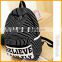 Design Your Own Ladies School Striped Fashion Backpack Bag