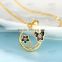 Charm Necklace 5.20g / gold plated necklace / Necklace Jewelry