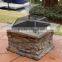 Outdoor Antique Stone Wood Burning Fire Pit Ceramic fire pit