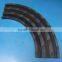 high quality uhmwpe sliding guide conveyor belt PE100 bend guide rail