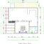 Safety design modern fast assembly ready made cement two storey house plans