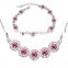 Wholesale Hot sale wedding Bridal jewelry set with AAA zirconia stone necklace