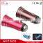 2016 Aluminum portable 2 port usb most powerful usb dual in car charger