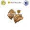 manufacture promotional custom Gold plated badge with metal