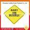 New Car Window Sticker baby on board Warning Sign