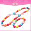 Top selling personalized resin material bead necklace designs north skull bracelet set jewelry