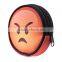 new design custom 3D printings emoji angry cheap coin purse