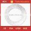 Glass gold stripe salad plate charger wholesale