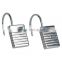 Supply the shower curtain hooks/ high quality Shower curtain hooks/12 pcs metal shower curtain rings shower curtain ho