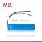 MP--18650 2200mAh 3.7V lithium ion rechargeable battery for connector