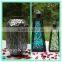 Wholesale Mosaic glass mini metal candle holder lanterns
