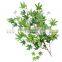 2015 natural touch artificial leaf, 45-120cm artificial maple spray, fire retardant artificial foliage,artificial maple branch