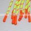 Customized plastic tip tube shoe lace flat colorful rope shoelace wholesale