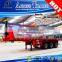 18780*2450*3980mm 3 axles Size and Steel Material container self loading trailer
