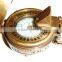 Solid Brass Nautical Compass -PRISMATIC ENGINEER COMPASS WITH WOOD BOX 13502