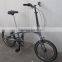Folding Bike Foldable Bicycle with Rack & Fenders KB-F1625