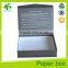 White paperboard shirt packaging box