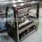 Bakery display cake refrigerated cabinet with marble base