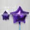 5 inch start shape pure color foil helium balloons for birthday supplies