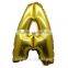 bright gold foil balloon in accordance with latest EN71 test