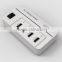 2015 NEW 20W 5V4A 4 Ports High Speed Desktop USB Wall and Travel Charger with Power IQ Technology(White)