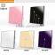 Wallpad C1 Pink LED Waterproof UK Tempered Glass 110~250V 1 gang 1way Electrical Touch Screen Light Control Wall Switch