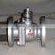 L type ss316 disc three way flange ball valve hot sale