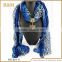 New and hot special design leopard pendant scarf with good price