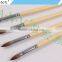 ANY Professional Nail Art Crystal Extension Nails Building Wood Handle Nail Art Brush for Acrylic Nail