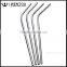 Wholesale High Quality Curved Stainless Steel Drinking Straws With Brush