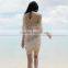 Sexy Lady Bikini Cover Up Beach Blouse Hollow Crochet Knitting