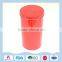 Tall round tin can for household use storage