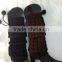 Knitted leg warmers/cuffs in the winter for adult womens boots