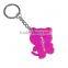 fashion silicone keychain for dubai
