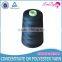 Factory directly 603 high tenacity low shrinkage dyed virgin polyester sewing thread in plastic cone