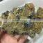 Natural Black Crystal Morion And Chalcopyrite Rough Stones