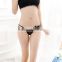 2016 Adult Women Girls Briefs Panties Sexy Lace Thongs Transparent Mid-waist Underwear Lingerie Knickers string