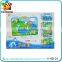 Non-toxic educational cute animal music play floor mat for baby