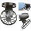 Summer outdoor mini solar powered clip cap hat fan