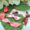 custom printed hair bow with elastic band kids hair ribbon bows