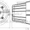 TSU-60T China supplier 141*170(L)mm speaker external speaker sound loudspeaker